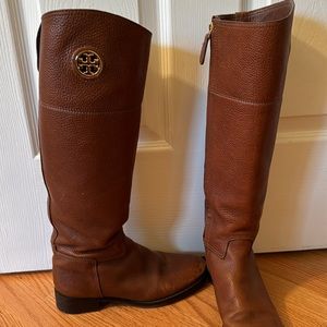 Tory Burch Riding Boots Brown